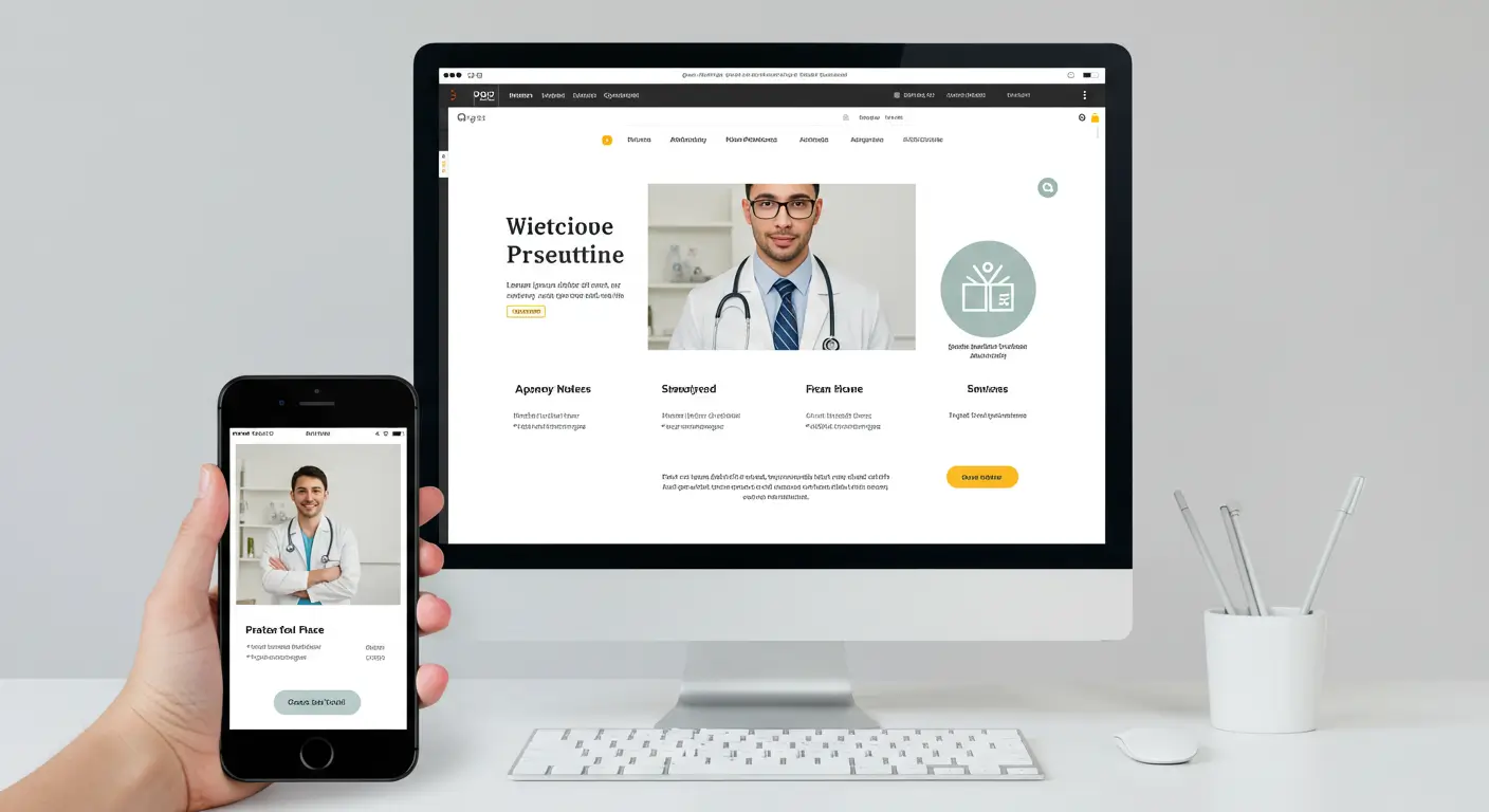Wordpress kullanarak çok kolay sağlık web sitesi kurmayı gösteriyor. Tüm cihazlarla uyumlu.