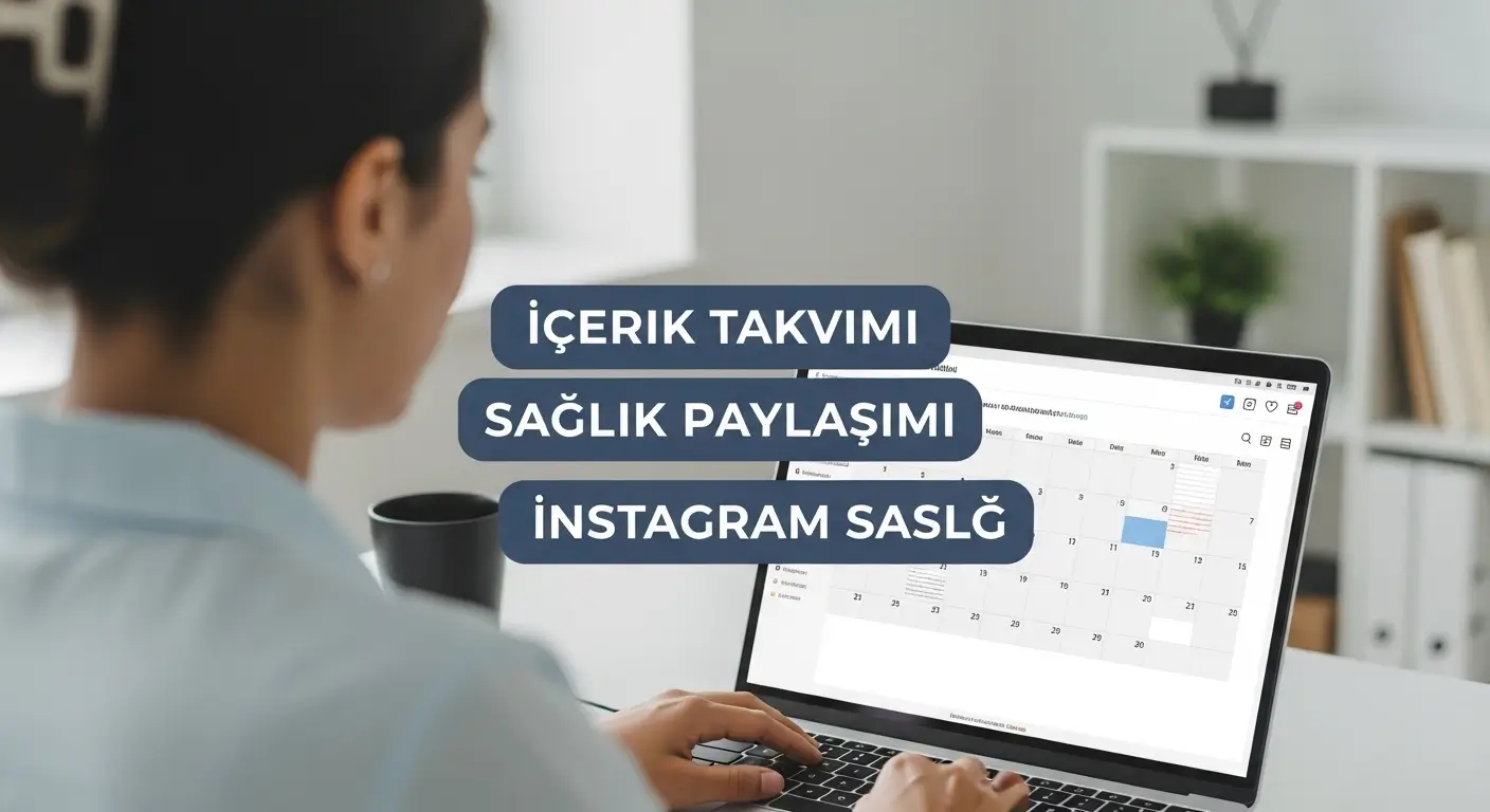 Sağlık merkezleri için yürütülen sosyal medya yönetimi ve dijital etkiyi anlatan görsel.