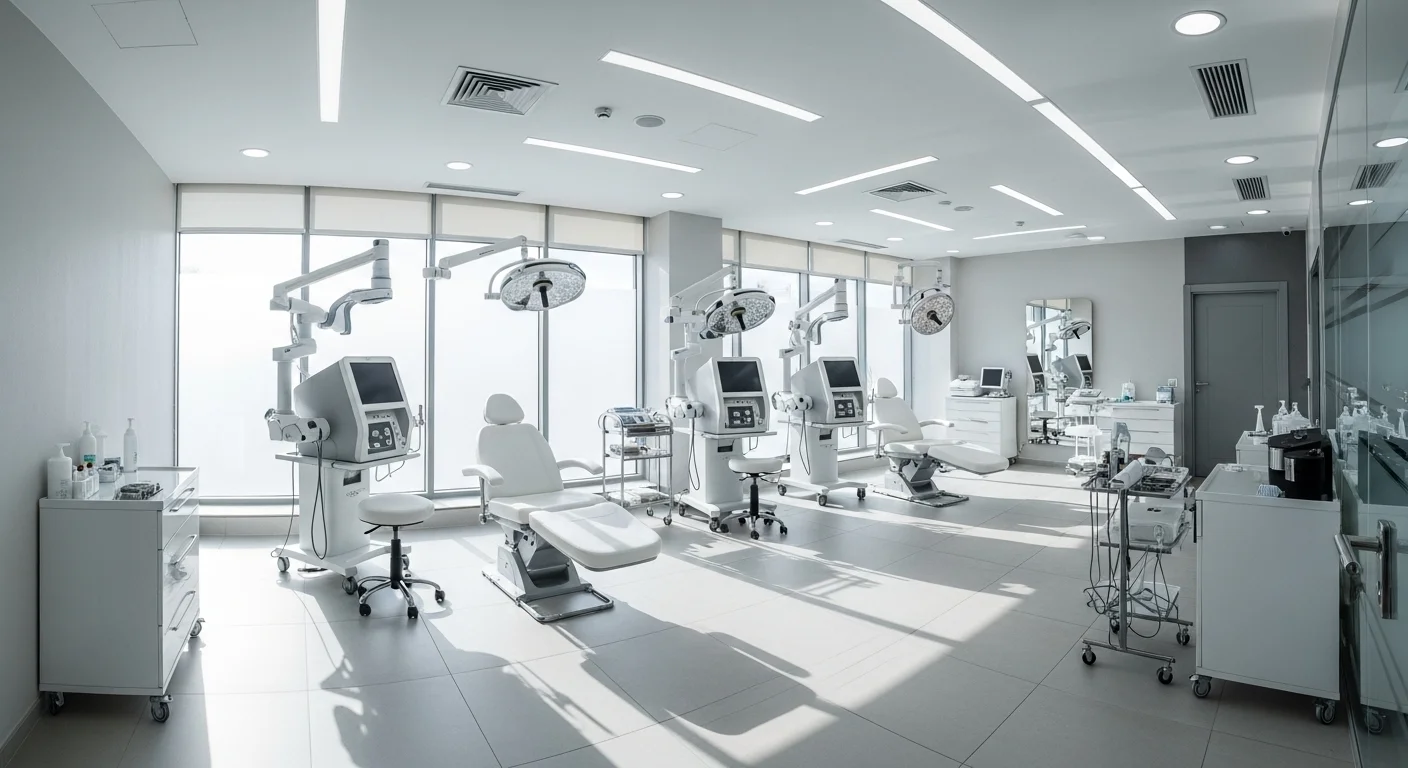 Kayseri saç ekimi kliniğinde modern tıbbi ekipmanlar ve profesyonel ortam